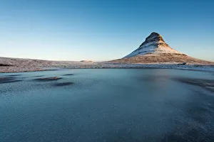 Related Images Gallery: The frozen lake and Mt. Kirkjufell, Iceland