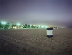 Images Dated 21st May 2003: Garbage Cans on Beach
