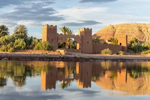 Gate of the Kasbah Ait Benhaddou, High Atlas, Ksar Ait Benhaddou, Ouarzazate Province Gate of the Kasbah Ait Benhaddou, High Atlas, Ksar Ait Benhaddou, Ouarzazate Province