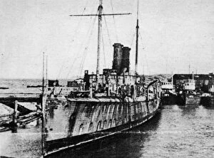 Agadir Collection: German Warship