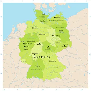 Maps Gallery: Germany Vector Map