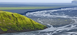 Glacial river Mulakvisl, Vik, Southern Region, Iceland Glacial river Mulakvisl, Vik, Southern Region, Iceland