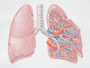 Human Body Prints: Fine Art Storehouse Print: Diagram of the Lungs, Front View