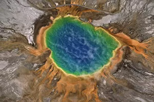 Images Dated 23rd February 2005: Grand Prismatic Spring in Yellowstone National Park, Wyoming