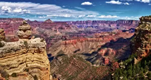 Rough Gallery: A Grand View, South Rim Grand Canyon Panorama