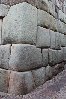 Granite blocks fit perfectly in Inca wall, Cusco Granite blocks fit perfectly in Inca wall, Cusco