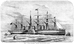 The Great Eastern steamship laying the Atlantic Cable