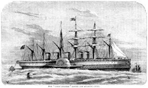 The Great Eastern steamship laying the Atlantic Cable The Great Eastern steamship laying the Atlantic Cable