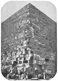 The Great Pyramid in Giza, Egypt - Ottoman Empire The Great Pyramid in Giza, Egypt - Ottoman Empire