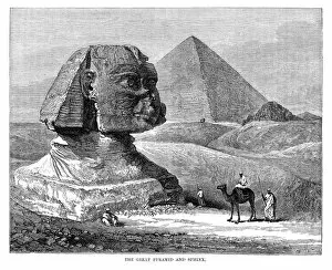 Images Dated 6th September 2010: Great Pyramid and Sphinx