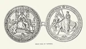Images Dated 28th May 2014: Great Seal of Queen Victoria
