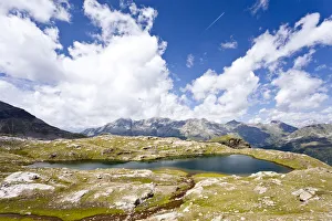 Grosse Malersee lake, Alto Adige, Italy, Europe Grosse Malersee lake, Alto Adige, Italy, Europe