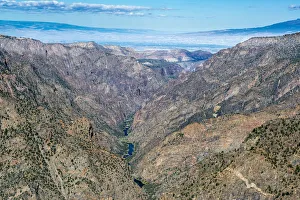 Gunnison River winding through Black Canyon, Colorado, USA Gunnison River winding through Black Canyon, Colorado, USA