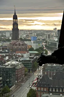 World War II (1939-1945) Gallery: Hamburg Skyline From St. Nicholas Church