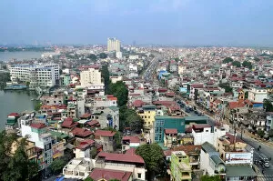 Hanoi cityscape, top view, Vietnam, Southeast Asia