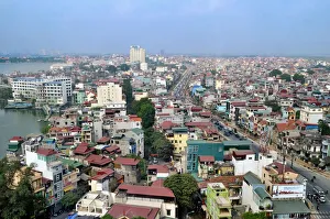 Hanoi cityscape, top view, Vietnam, Southeast Asia Hanoi cityscape, top view, Vietnam, Southeast Asia