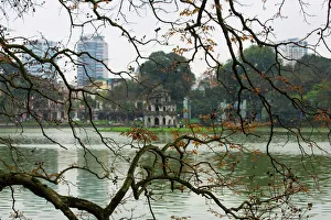 Hanoi, Hoan Kiem Lake, Spring, Trees, Landscape Hanoi, Hoan Kiem Lake, Spring, Trees, Landscape