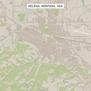 Helena Montana US City Street Map Helena Montana US City Street Map