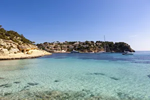 Hidden beach of Portals Vells, Three Finger Bay, Cala Portals Vells, Cala Mago, Majorca Hidden beach of Portals Vells, Three Finger Bay, Cala Portals Vells, Cala Mago, Majorca