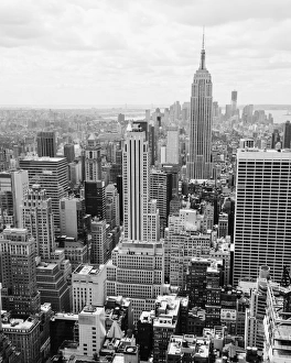 High angle view of Manhattans skyscrapers High angle view of Manhattans skyscrapers