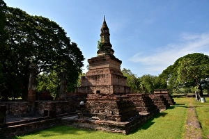 historic site Wat Mahathat temple Sukhothai Thailand, Asia historic site Wat Mahathat temple Sukhothai Thailand, Asia