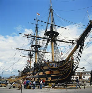 HMS Victory Flagship in Portsmouth, England HMS Victory Flagship in Portsmouth, England