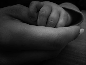 <b class=qtipBold><figcaption>Holding on</figcaption></b><br>Baby and mother photo.<br><em>© angelacollier2015</em> Holding on