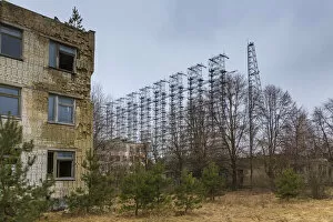 Images Dated 1st March 2014: Horizon radar station Arc (Duga). Chernobyl zone