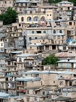 Houses of Kang, an historic stepped village, Iran Houses of Kang, an historic stepped village, Iran