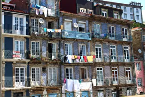 Houses in the Ribeira district of Porto Houses in the Ribeira district of Porto