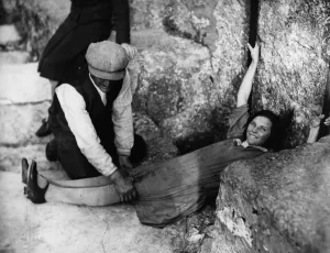 Blarney Castle Prints: Fine Art Storehouse Print of Blarney Stone 1930