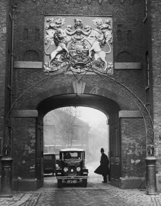 Chatham Dockyard Gateway Entrance Print, circa 1930