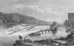 Prints of Coleraine Salmon Leap, County Londonderry, Northern Ireland, 1834. (Photo by Hulton Archive/Getty Images) Coleraine Prints: Coleraine Salmon Leap Print, 1834