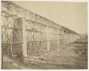 Fredericksburg Bridge 1865 Print