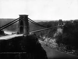 Isambard Kingdom Brunel (1806 - 1859) Prints: Clifton Suspension Bridge Print circa 1900