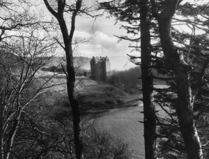 Black And White Landscape Photos Prints: Neidpath Castle