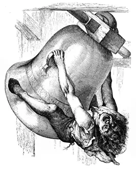 The Hunchback of Notre Dame engraving 1888 The Hunchback of Notre Dame engraving 1888