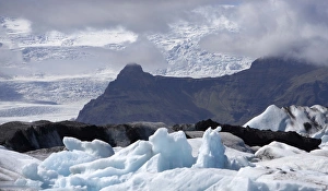 Icebergs in the Jokulsarlon Glacial Lagoon in Iceland Icebergs in the Jokulsarlon Glacial Lagoon in Iceland