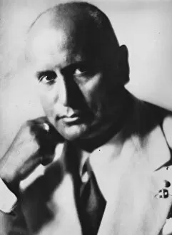 World War II (1939-1945) Gallery: Il Duce (Italian fascist dictator Benito Mussolini)