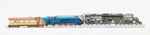 Illustration of 1934 M-10000 internal combustion engine (USA), 1938 4468 Mallard Illustration of 1934 M-10000 internal combustion engine (USA), 1938 4468 Mallard