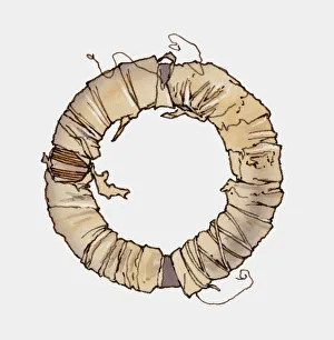 Illustration of Faradays Electro-magnetic induction ring Illustration of Faradays Electro-magnetic induction ring