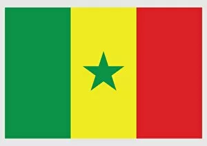 Related Images Gallery: Illustration of flag of Senegal