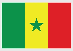 Related Images Gallery: Illustration of flag of Senegal