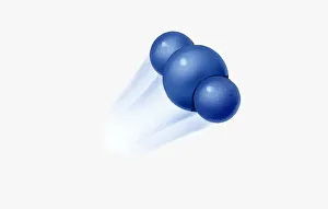 Illustration of process of chemical reaction Illustration of process of chemical reaction