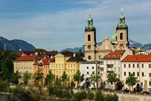 Images Dated 10th May 2012: Innsbruck, View of Dom zu St. Jacob, Tyrol, Austria
