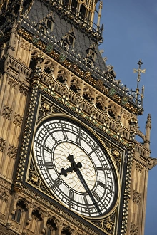 Intricate Clock Face Of Big Ben, London, England Intricate Clock Face Of Big Ben, London, England