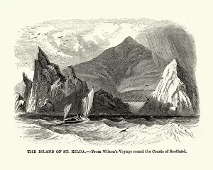 St Kilda Collection: Island of St Kilda, Scotland, 19th Century