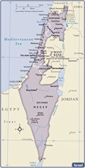 Related Images Gallery: Israel country map