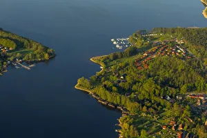 Jabelscher See lake, Jabel, Mecklenburg Lake District, Mecklenburg-Western Pomerania Jabelscher See lake, Jabel, Mecklenburg Lake District, Mecklenburg-Western Pomerania
