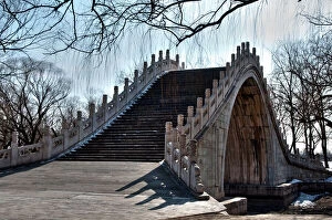 Chinese Gallery: Jade Belt Bridge of Summer Palace Beijing China